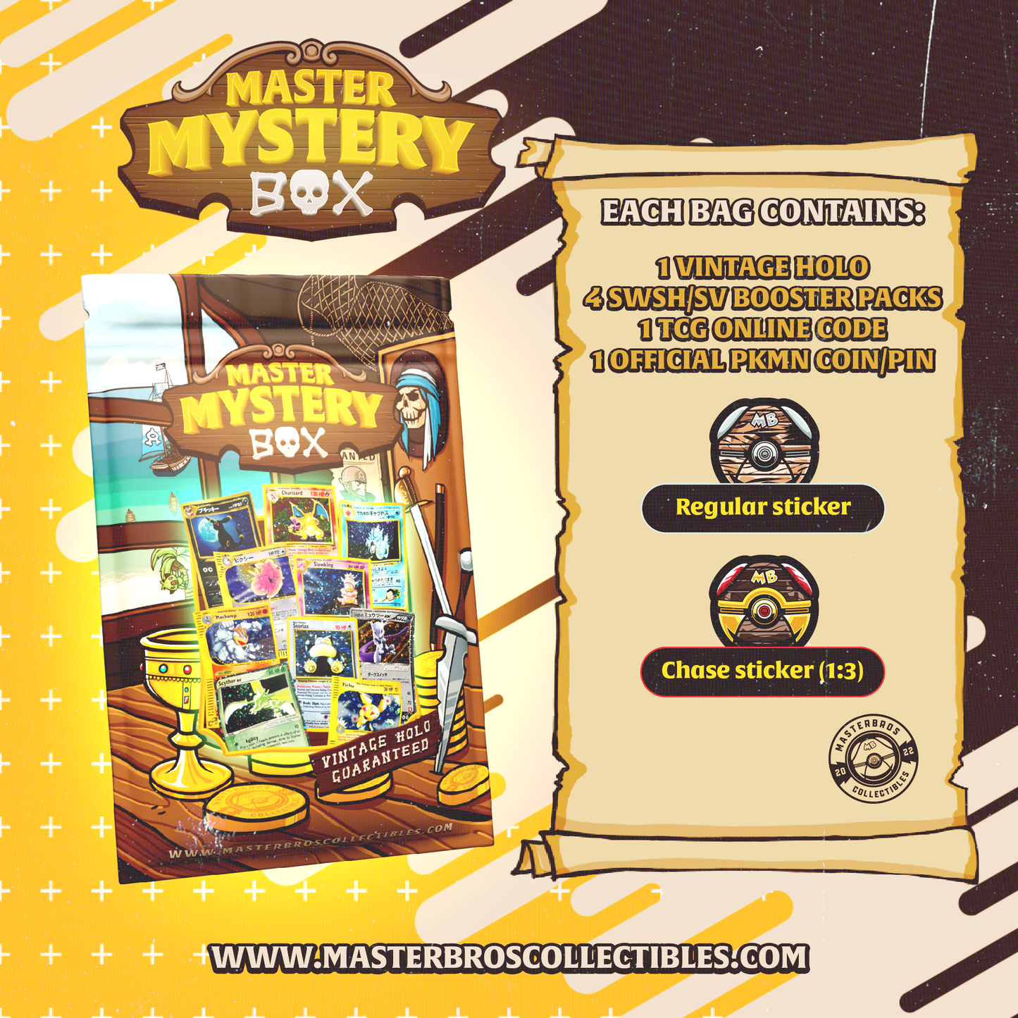 MASTER MYSTERY BOX: VINTAGE HOLO EDITION – Masterbros MASTER MYSTERY BOX: VINTAGE HOLO EDITION – Masterbros